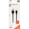USB kabelis 2GO USB-A - USB-C 1 m Juodas (795731)