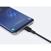 Aukey CB-CA2 OEM kabelis USB-C - USB-A 2m 60W PD 3A 20V FCP AFC nylonowy oplot juoda