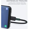 Aukey CB-CA2 OEM kabelis USB-C - USB-A 2m 60W PD 3A 20V FCP AFC nylonowy oplot juoda