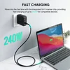 USB kabelis Aukey USB-C - USB-C 1,8 m juodas (Aukey)