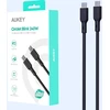 USB kabelis Aukey USB-C - USB-C 1,8 m juodas (Aukey)