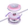 Baseus Bright Mirror 2 3-in-1 USB kabelis skirtas micro USB - USB-C - Lightning 3.5A 1.1m – Violetinė