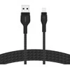 Belkin CAA010bt3MBK BoostCharge USB-A į Lightning silikoninis 3.0m, juodas