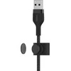 Belkin CAA010bt3MBK BoostCharge USB-A į Lightning silikoninis 3.0m, juodas