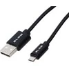 Blow USB A - micro B jungtis 1.0 m pintas juodas BLISTER