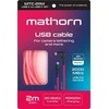 USB kabelis C2G USB-C - USB-C 2 m raudonas (MTC-211M)