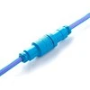 Klaviatūra CableMod PRO Coiled Cable susuktas klaviatūros laidas USB-C į USB Type A, Galaxy Mėlyna – 150cm