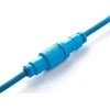 Klaviatūra CableMod PRO Coiled Cable susuktas klaviatūros laidas USB-C į USB Type A, Specturm Mėlyna – 150cm