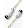 Klaviatūra CableMod PRO Coiled Cable susuktas klaviatūros laidas USB-C į USB Type A, Lime Sorbet – 150cm