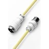 Klaviatūra CableMod PRO Coiled Cable susuktas klaviatūros laidas USB-C į USB Type A, Lemon Ice – 150cm