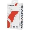 CANYON UC-44, kabelis, U4-CC-5A1M-E, USB4 TYPE-C į TYPE-C kabelių rinkinys 40G 1m 5A 240W(ERP) su E-MARK, CE, ROHS, baltas