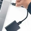 Crong Armor Link - USB-A to USB-C 60W 3A Braided Cable Power Delivery Fast Charging 25cm juodos spalvos