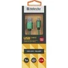 USB kabelis Defender USB-A - mikroUSB 1 m žaliasis (87804)