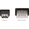 DELOCK Cable USB 2.0 mini B Standartinis 5 kontaktų 0,7 m