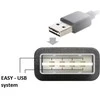 USB kabelis Delock USB-A - USB-A 1 m Juodas (83551)