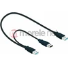 DELOCK kabelis USB 3.0 Y 1x USB 3.0-A ST+ USB 2.0-A ST 60cm