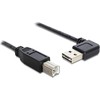 USB kabelis Delock USB-A - USB-A 2 m Juodas (83375)