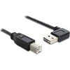 USB kabelis Delock USB-A - USB-A 2 m Juodas (83375)