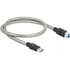 Delock USB-B 0,5m metalinis
