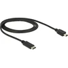 DELOCK Cable USB Type-C 2.0 male > USB 2.0 type Mini-B male 1 m juodas