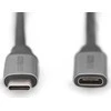 Digitus Skaitmenas | USB-C/M į USB-C/F prailginimo kabelis | DB-300230-010-S | USB-C į USB-C USB C, prijunkite | USB-C lizdas