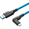USB kabelis Eaton USB-A - USB-C 2 m mėlynas (MTC-201)