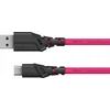 USB kabelis Eaton USB-A + USB-C - USB-C 2 m rožinis (MTC-200M)