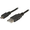 Efb Elektronik Kabelis USB EFB USB-A - microUSB 0.5 m Juodas (K5232SW.0,5)
