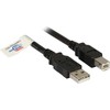 Efb Elektronik USB kabelis EFB USB-A - USB-B 5 m Juodas (K5256SW5)