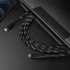 ENERGEA kabelis Nyloflex USB-C - LightningC94 MFI 3m juodos spalvos