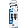 Energizer Ultimate - Kabelis połączeniowy USB-C do USB-C 100W 2m (Juodas)
