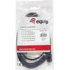 Equip 128860 USB kabelis 1,8 m 2.0 USB A USB B Juoda