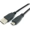 USB kabelis Equip USB-A - USB-C 2 m juoda (128885)