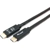USB kabelis Equip USB-C - USB-C 1 m Juodas (128346)