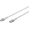 USB kabelis Goobay Lightning - USB-C 1 m, baltas (RB74519)