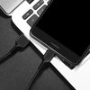 USB kabelis Hoco X13 Easy charged type-C 1m juodas