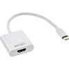 USB adapteris InLine HDMI - USB- C 0,2m balta (64101S)