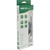 USB kabelis InLine USB-A - 1 m Juodas (35831)