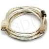 USB kabelis InLine USB-A - USB-A 5 m Balta (34605Q)