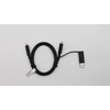 USB kabelis Lenovo USB-C - USB-C 1 m juodas (USB-C kabelis su adapteriu TP)