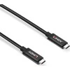 USB Kabelis - LINDY Aktyvus USB 3.2 Gen 2 C/C Laidas, 10Gbps, 8K, 60Hz, 100W, 3 m, Juodas