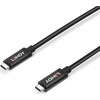 USB Kabelis - LINDY Aktyvus USB 3.2 Gen 2 C/C Laidas, 10Gbps, 8K, 60Hz, 100W, 3 m, Juodas