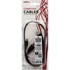 Logo USB kabelis (2.0), 2x USB A (M) - miniUSB (M), 0.6m, juoda, blister, EOL