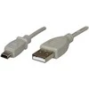 Logo USB kabelis (2.0), USB A M - miniUSB (M), 1.8m, juoda, blister, EOL