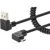 Kabelis USB Manhattan USB-A - micro-B 1 m Juodas (356237)