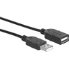 MANHATTAN Extension USB 2.0 Cable AM-AF 3m juodas