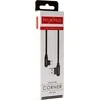 Maxximus KABELIS MX CORNER GREITOJO ĮKROVIMO MICRO USB 2.4A/1M/ Juodas KAMPINIS