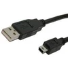 USB kabelis MediaRange USB-A - mikroUSB 1,2 m Juoda (MRC138)