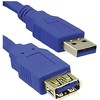 USB kabelis MediaRange USB-A - USB-A 1,8 m mėlyna (MRCS151)