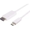 USB laidas MicroConnect USB-C - 2 m Balta (USB3.1CDPB2W)